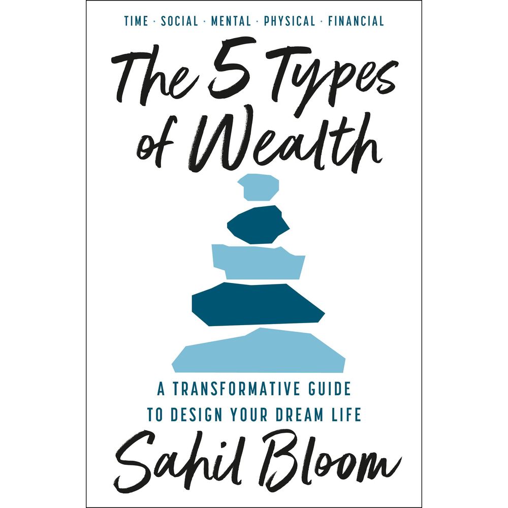 Cover of The 5 Types of Wealth by Sahil Bloom